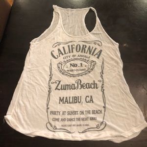 Brandy Melville California Zuma Beach Tank